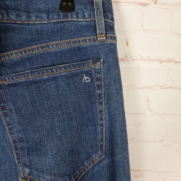 Rag & Bone Fit 2 Slim Fit Jeans Mens 38x34 Blue Highland Wash Denim NEW $195 - Picture 7 of 12